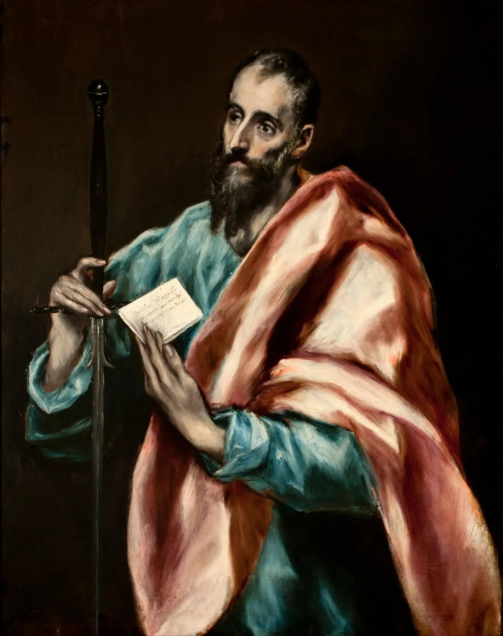 Apôtre Saint Paul - El Greco image 1 copie peinte à la main à l’huile