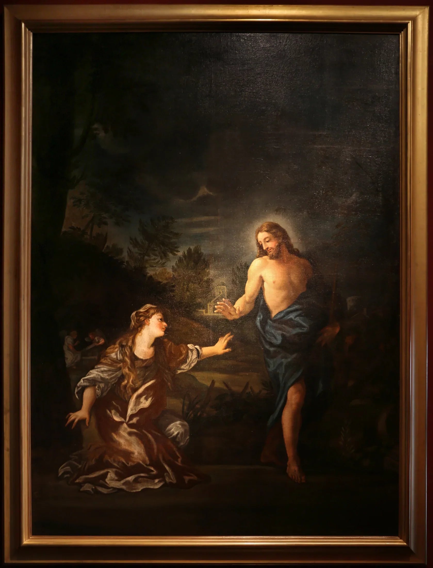 Apparition de Jésus à Marie-Madeleine - Luca Giordano image 1 copie de tableau peinte à la main