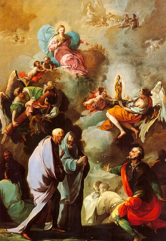 Apparition de la Vierge du Pilar à saint Jacques et à ses disciples de Saragosse - Francisco de Goya