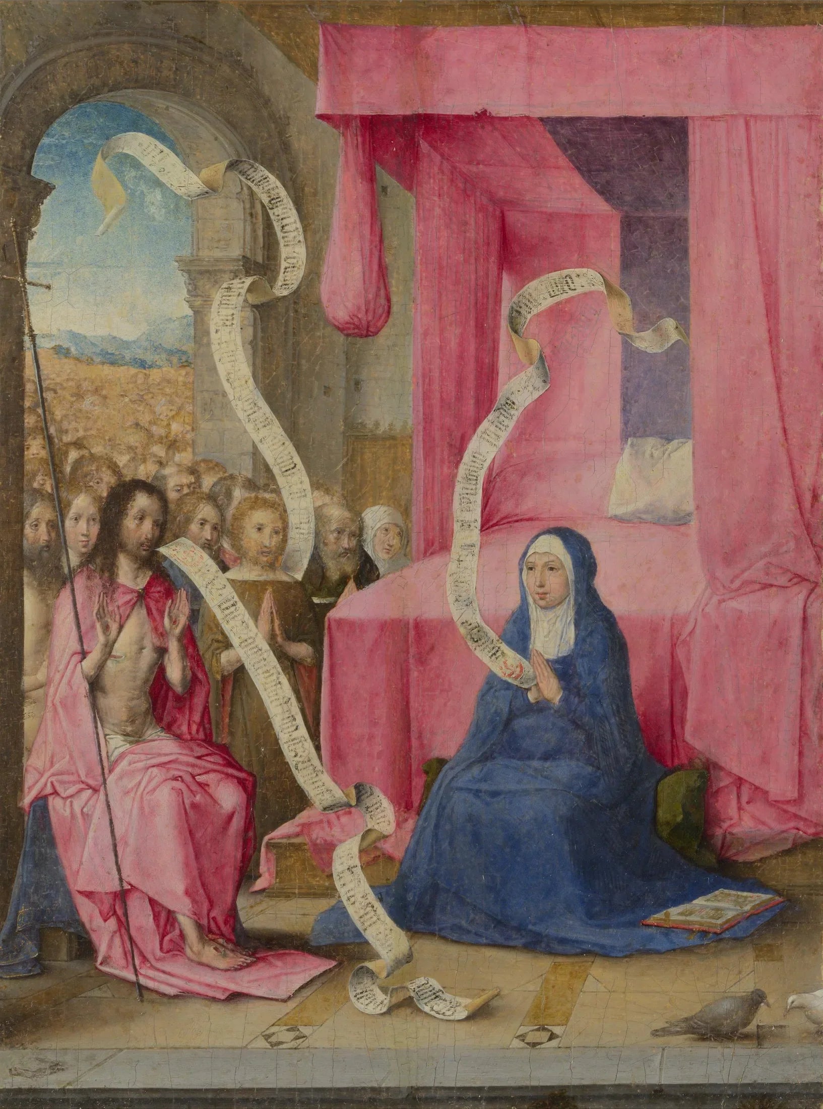 Apparition du Christ à la Vierge - Juan de Flandes image 1 reproduction artisanale de tableau