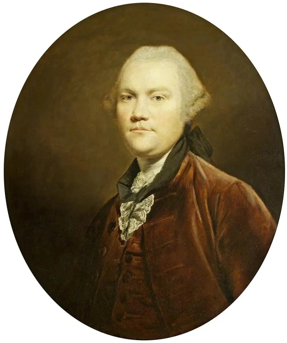 Appelé « Colonel Isaac Gale » - Joshua Reynolds image 1 reproduction artisanale de tableau