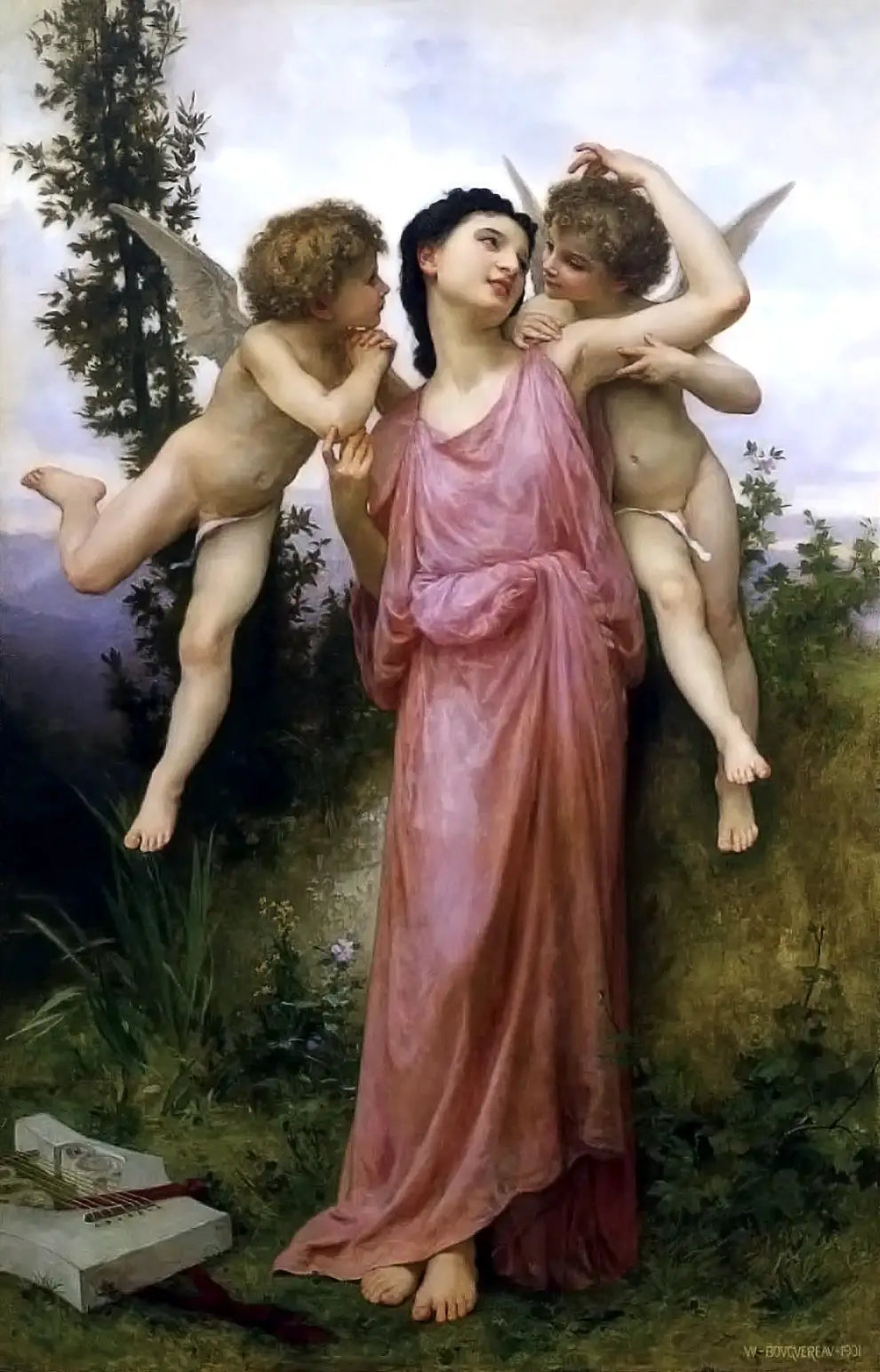 Appels à propositions - Bouguereau image 1 reproduction de peinture à l’huile