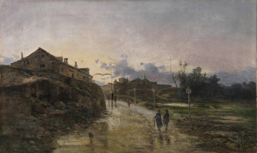 Après l'averse à Madrid - Cristóbal Férriz y Sicilia