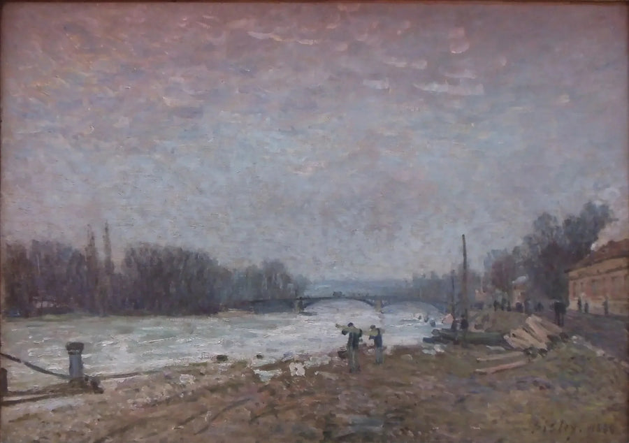 Après la débâcle, la Seine au pont de Suresnes - Alfred Sisley