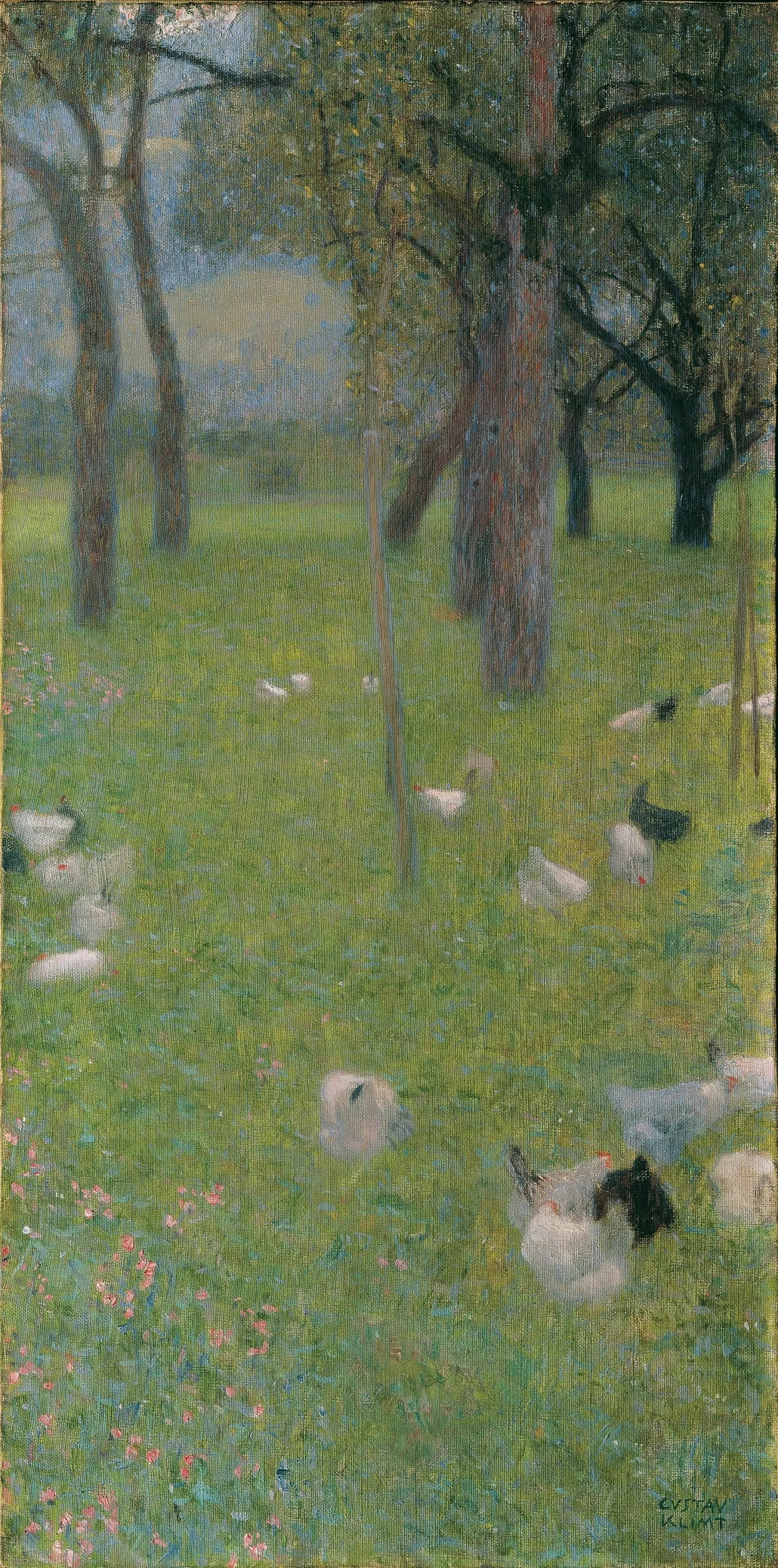 Après la pluie - Gustav Klimt image 1 reproduction de peinture à l’huile
