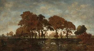 Après la pluie - Théodore Rousseau image 1 copie de tableau peinte à la main