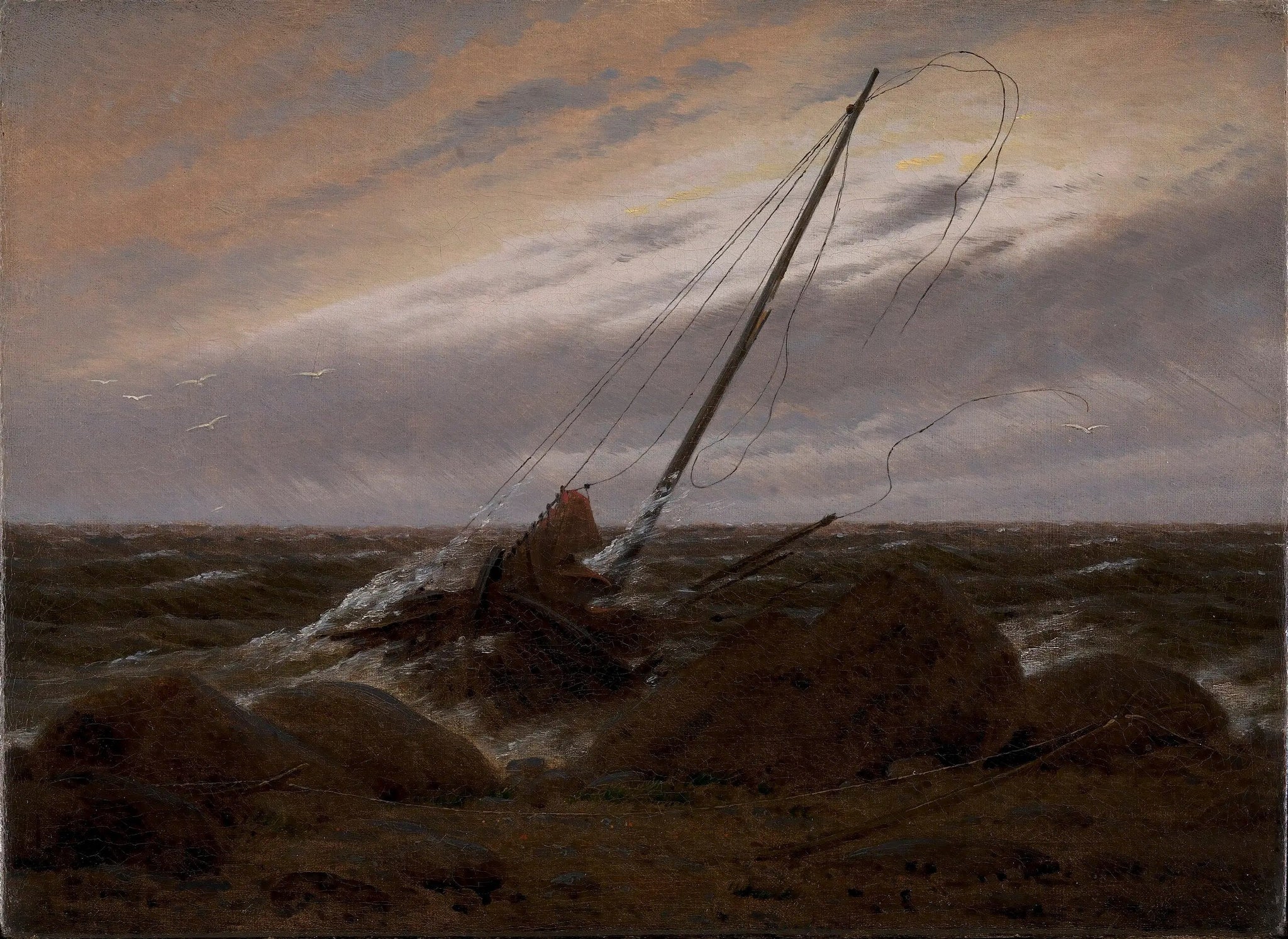 Après la tempête - Caspar David Friedrich image 1 tableau peint à l’huile sur toile
