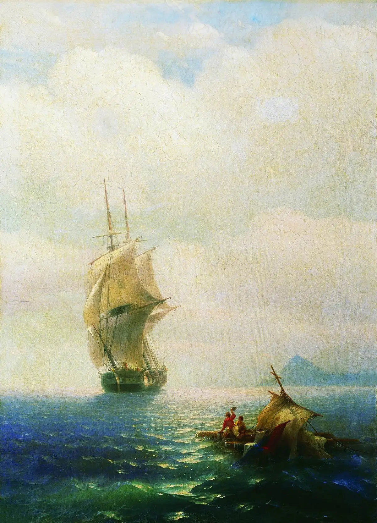 Après la tempête - Ivan Aïvazovski image 1 copie peinte à la main à l’huile