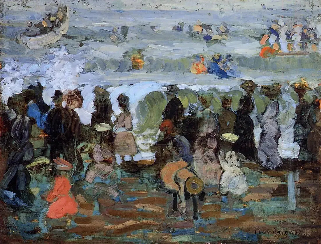 Après la tempête - Maurice Prendergast image 1 reproduction artisanale de tableau