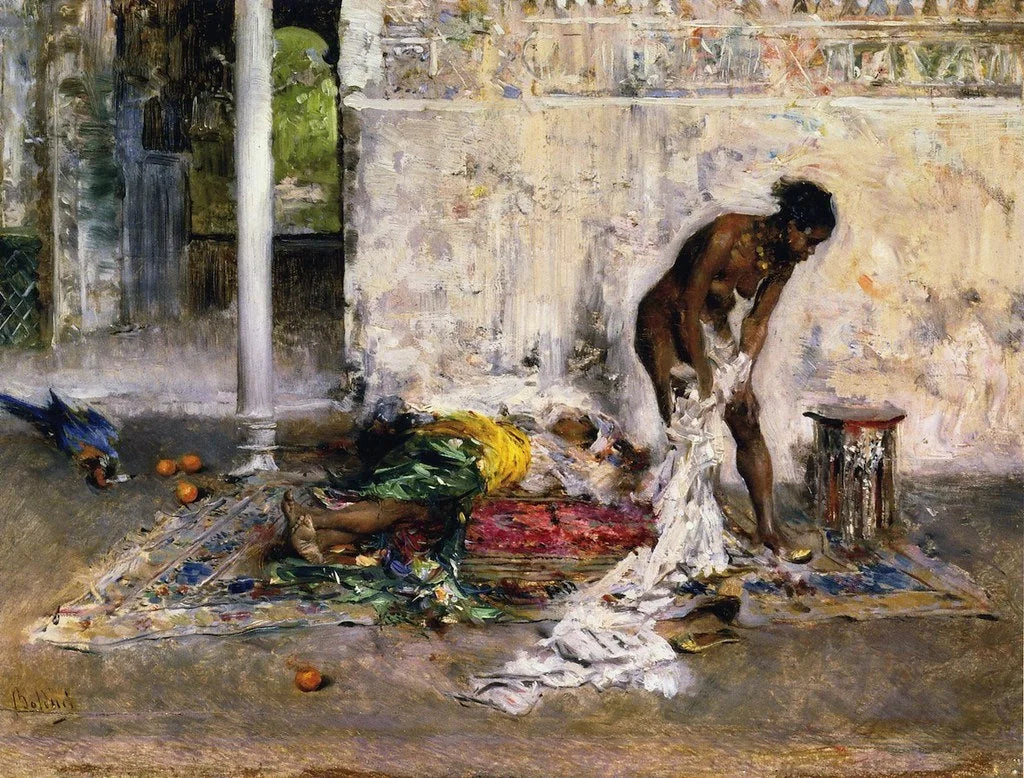 Après le bain - Giovanni Boldini image 1 copie de tableau peinte à la main