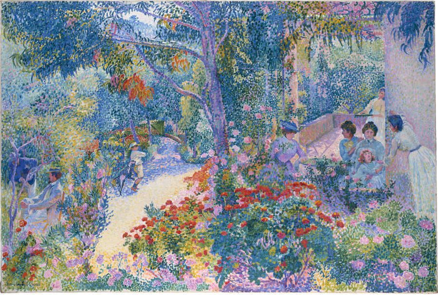 Après-midi au jardin - Henri-Edmond Cross