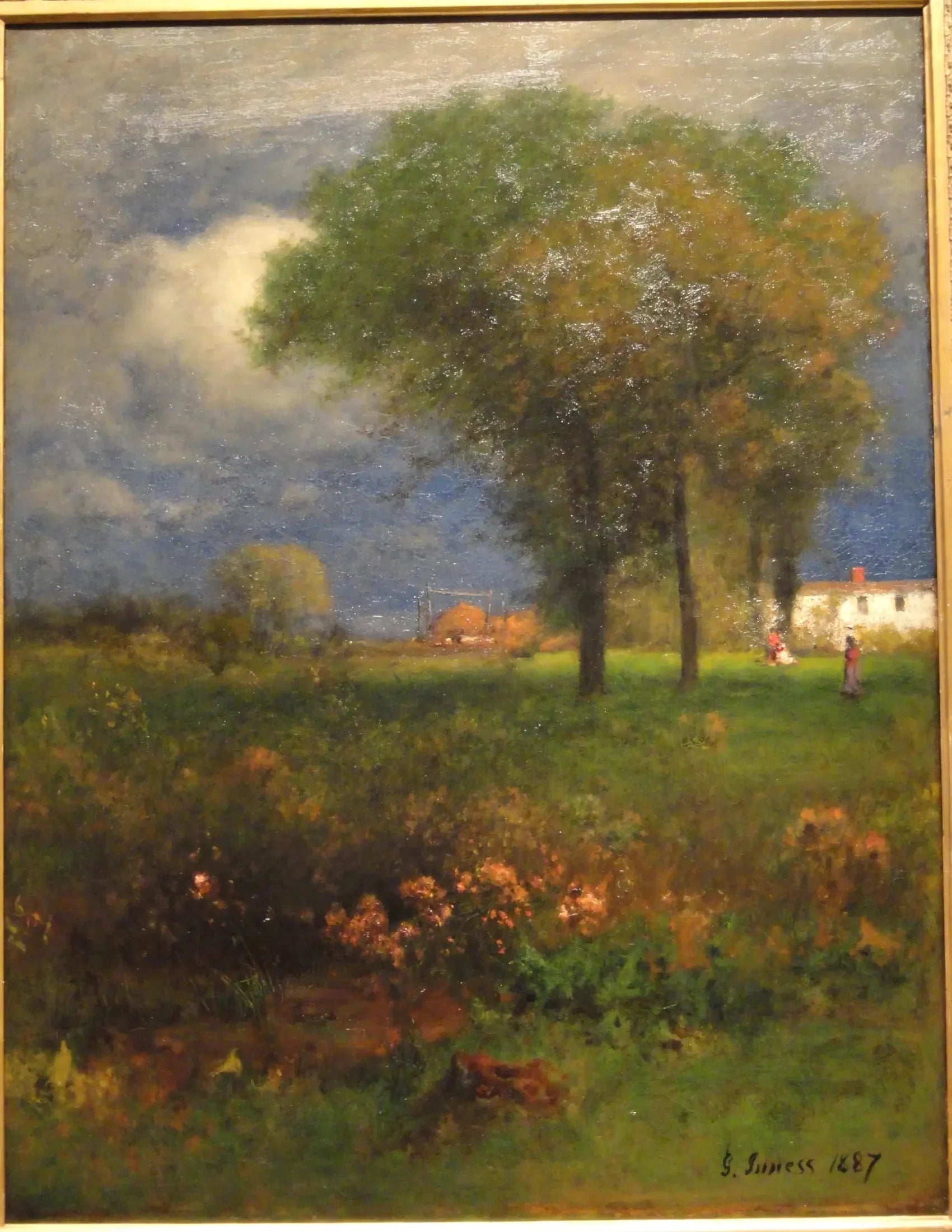 Après-midi de septembre - George Inness image 1 copie peinte à la main à l’huile