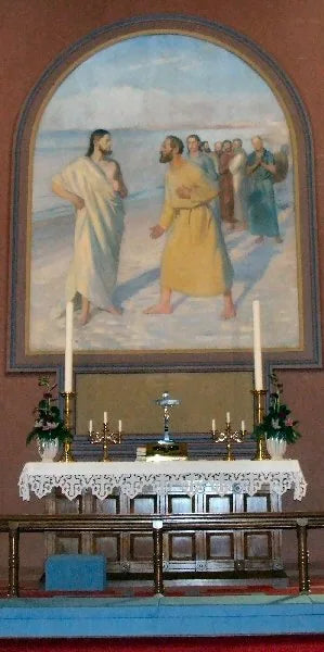 Après sa résurrection, Jésus retrouve ses disciples au bord du lac de Tibériade. - Michael Peter Ancher image 1 copie peinte à la main à l’huile