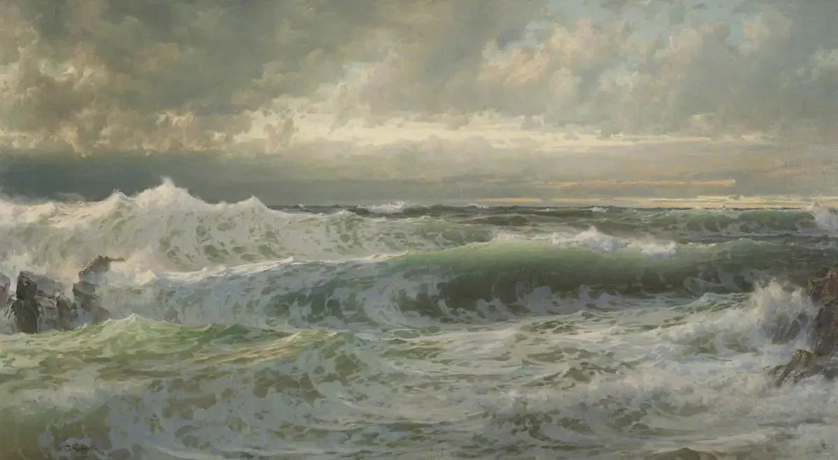 Après une tempête - William Trost Richards image 1 copie de tableau peinte à la main