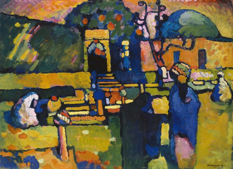 Arabes (cimetière) - Vassily Kandinsky