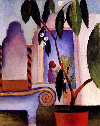 Arabisches Café - August Macke image 1 tableau peint à l’huile sur toile