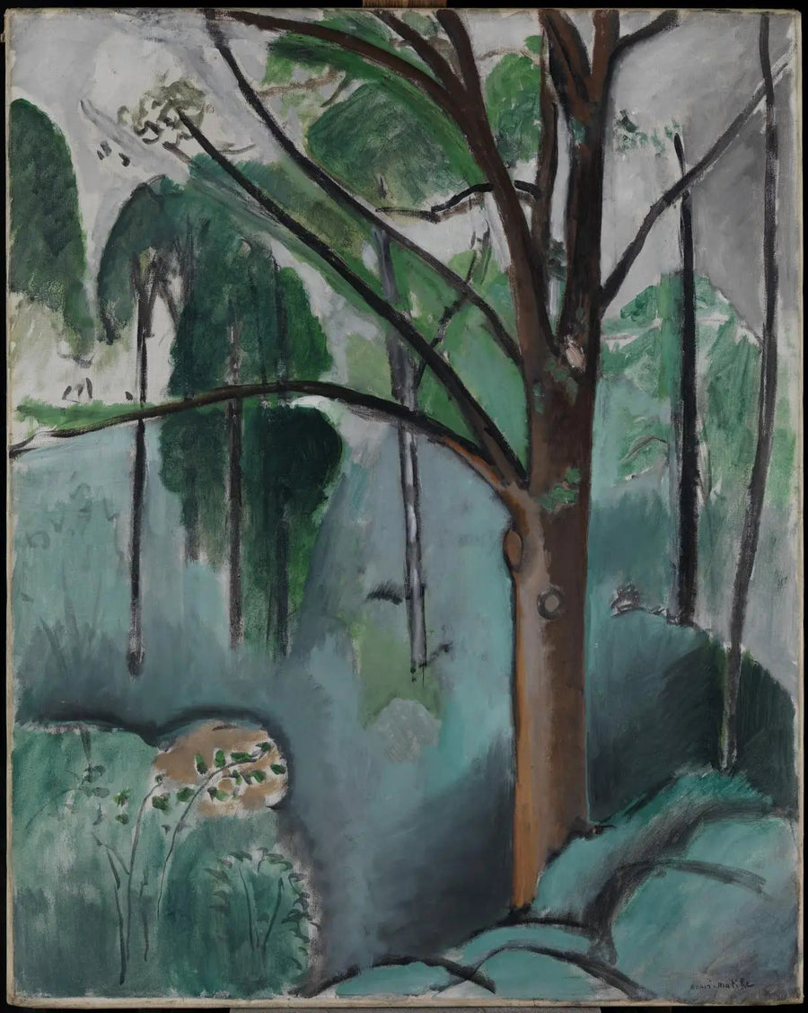 Arbre près de l'étang de Trivaux - Henri Matisse