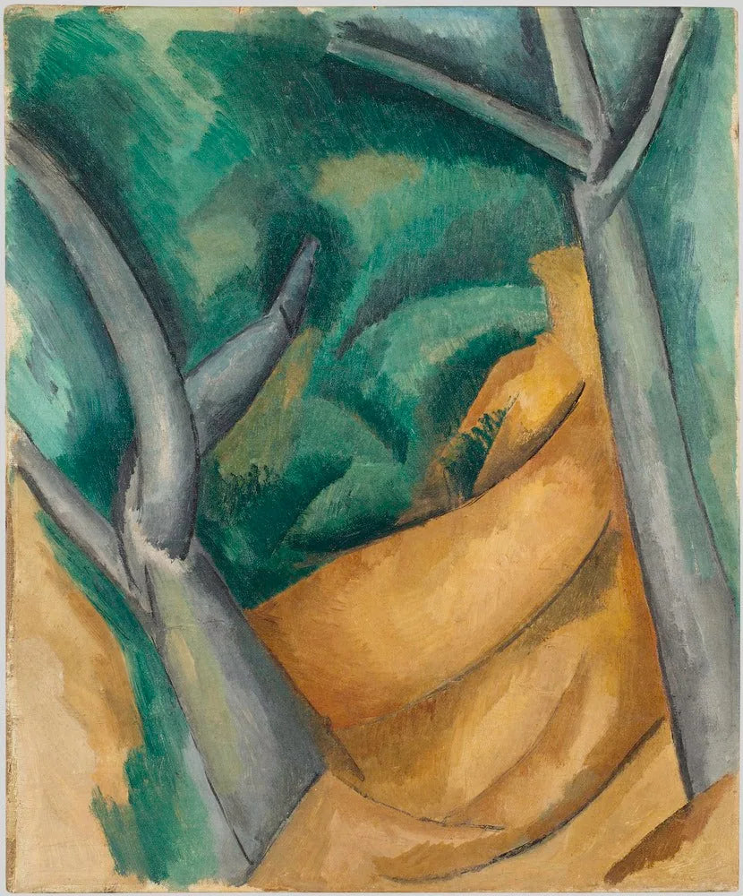 Arbres à L'Estaque - Raoul Dufy image 1 reproduction artisanale de tableau