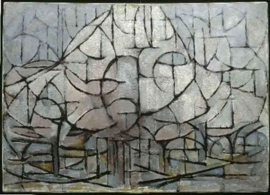 Arbres en fleurs - Piet Mondrian