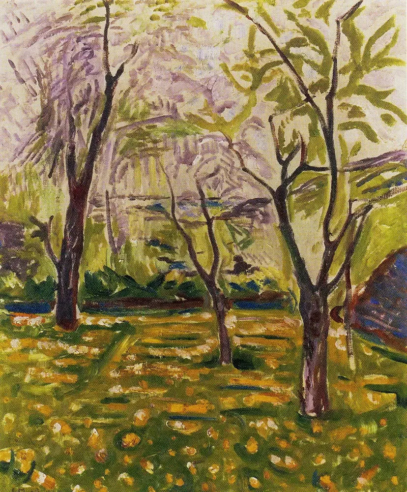 Arbres et Renoncules - Edvard Munch