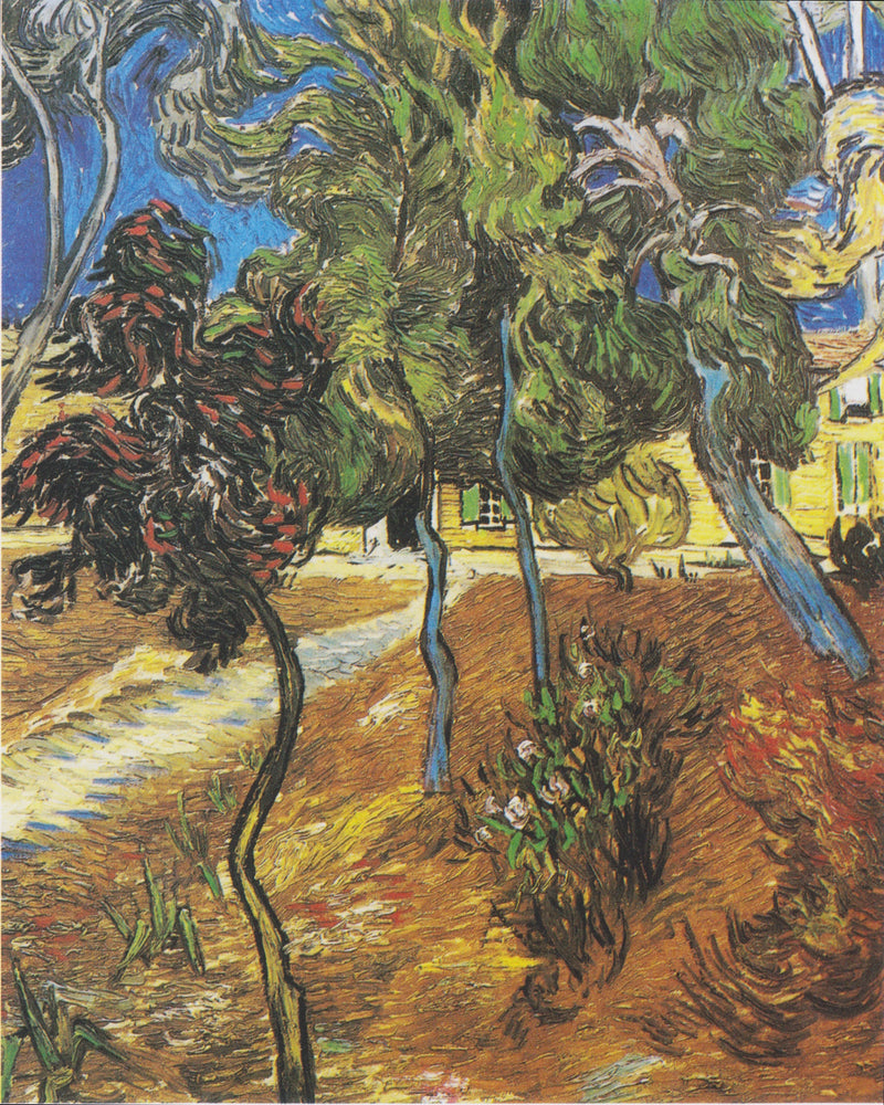 Arbres dans le jardin de Saint-Paul, F642 – Van Gogh