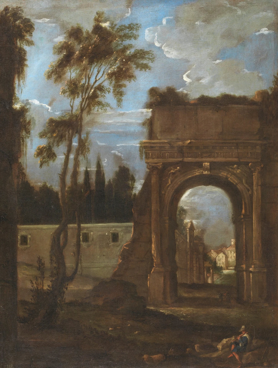 L'Arc de Titus à Rome - Juan Bautista Martínez del Mazo
