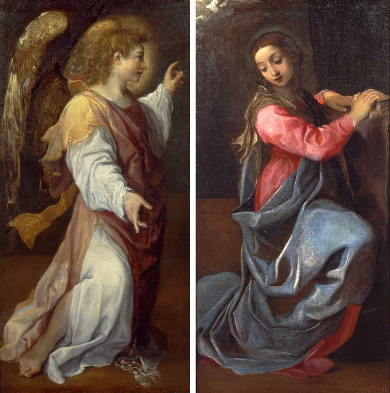 Arcangelo Gabriele e Vergine Annunciata - Annibale Carracci