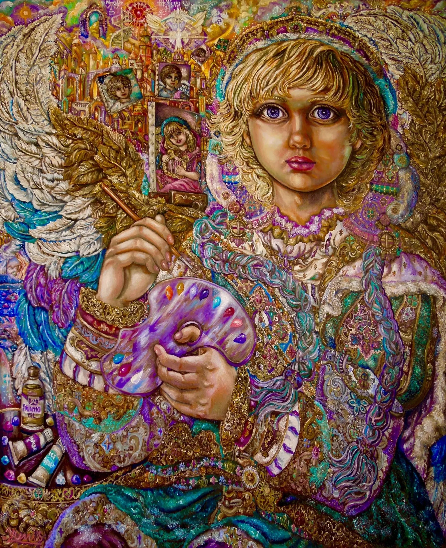 Archangel Jofiel - Yumi Sugai image 1 reproduction réalisée par Alpha Reproduction