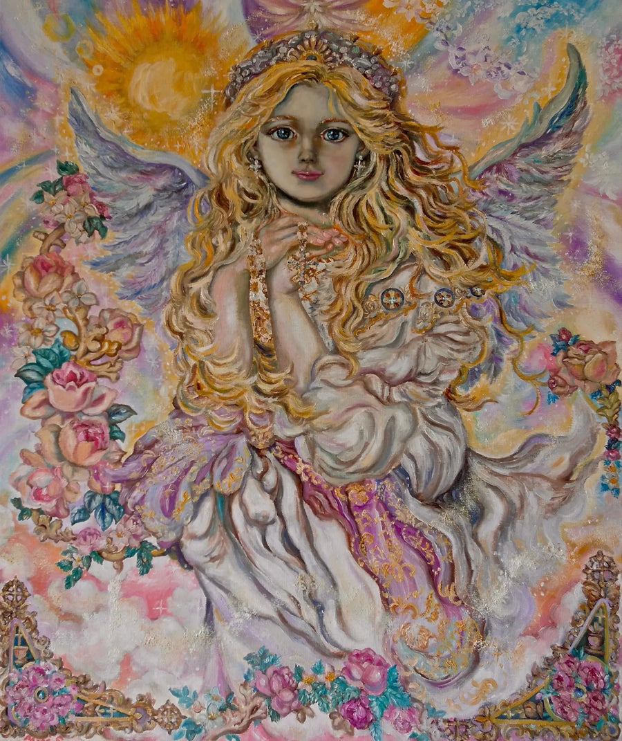 Archangel Raphael - Yumi Sugai image 1 copie peinte à la main à l’huile