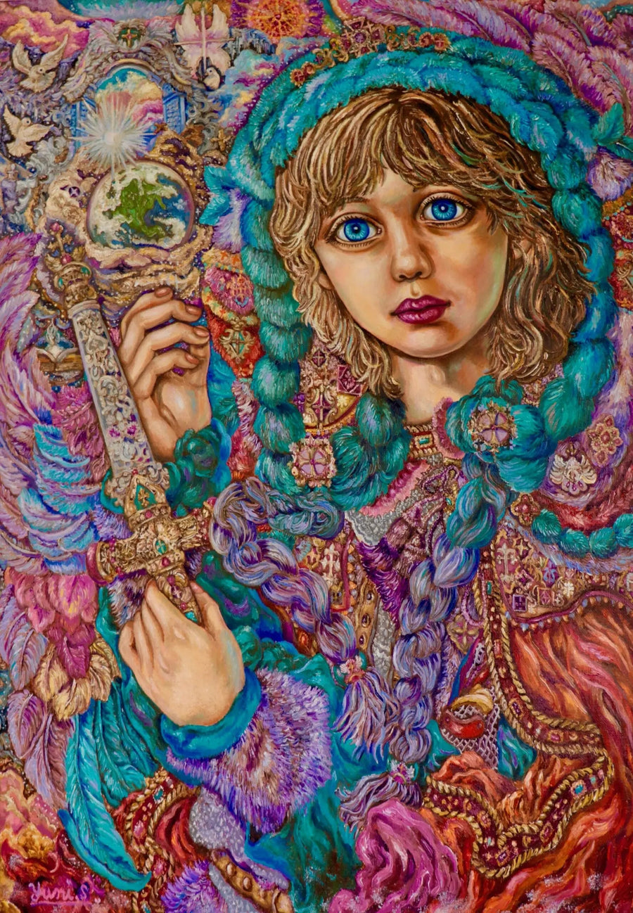 Archangel Uriel - Yumi Sugai image 1 tableau peint à l’huile sur toile