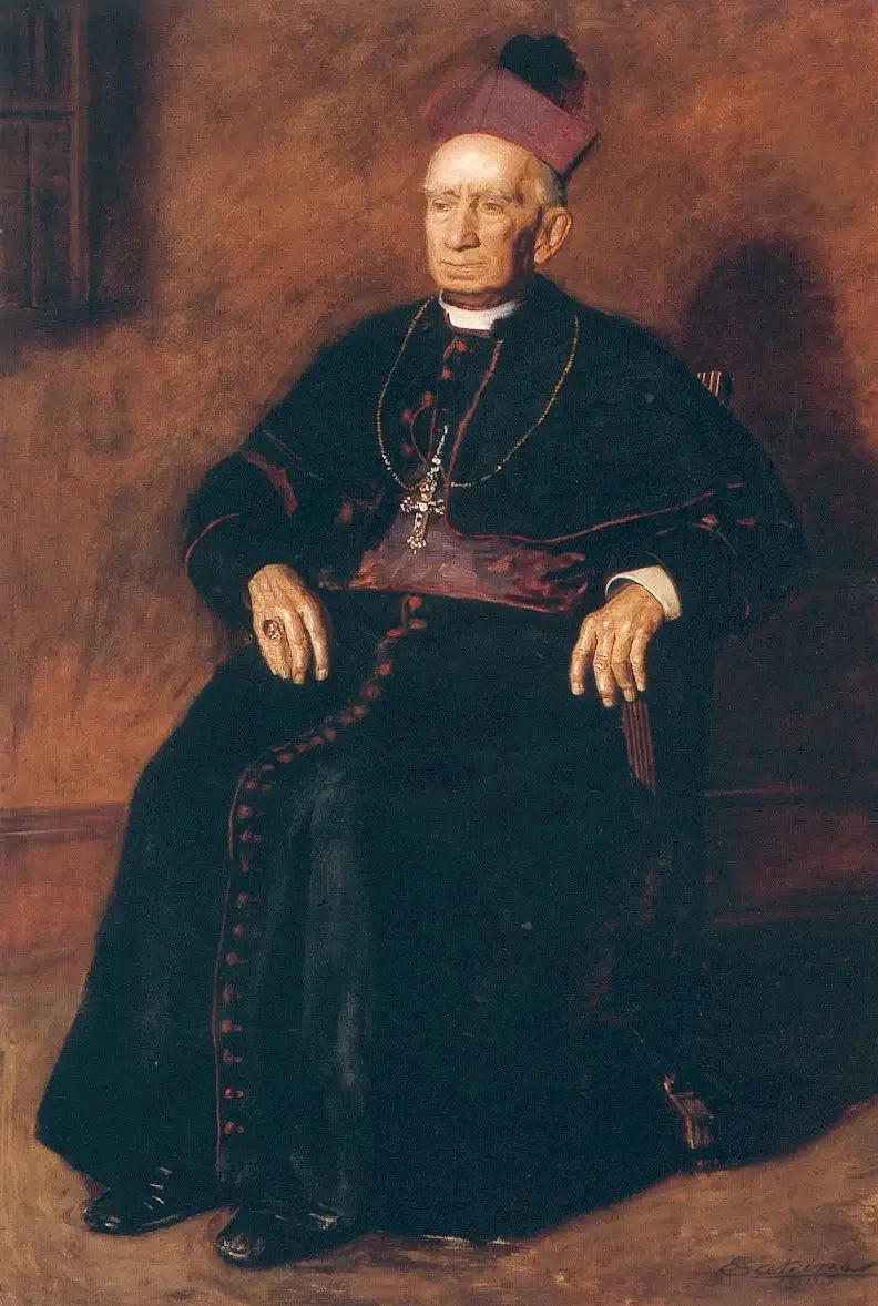 Archevêque William Henry Elder - Thomas Eakins image 1 reproduction artisanale de tableau