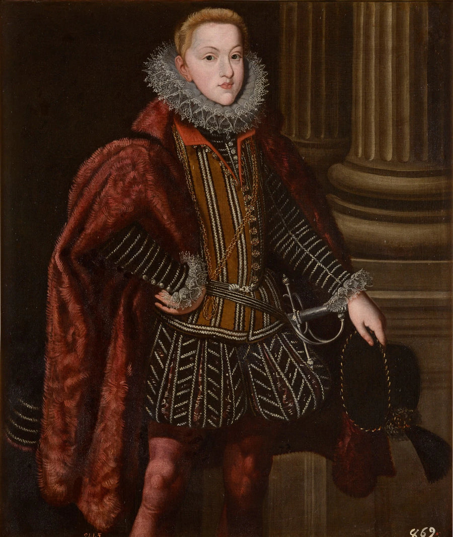Archiduc Léopold, beau-frère de Philippe III - Bartolomé González y Serrano