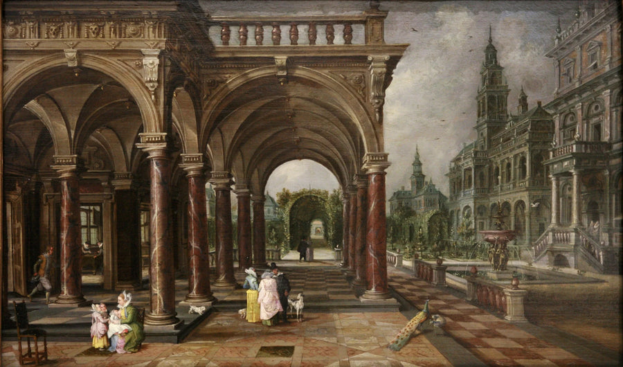 Architectures et jardins - Jan Brueghel l'Ancien