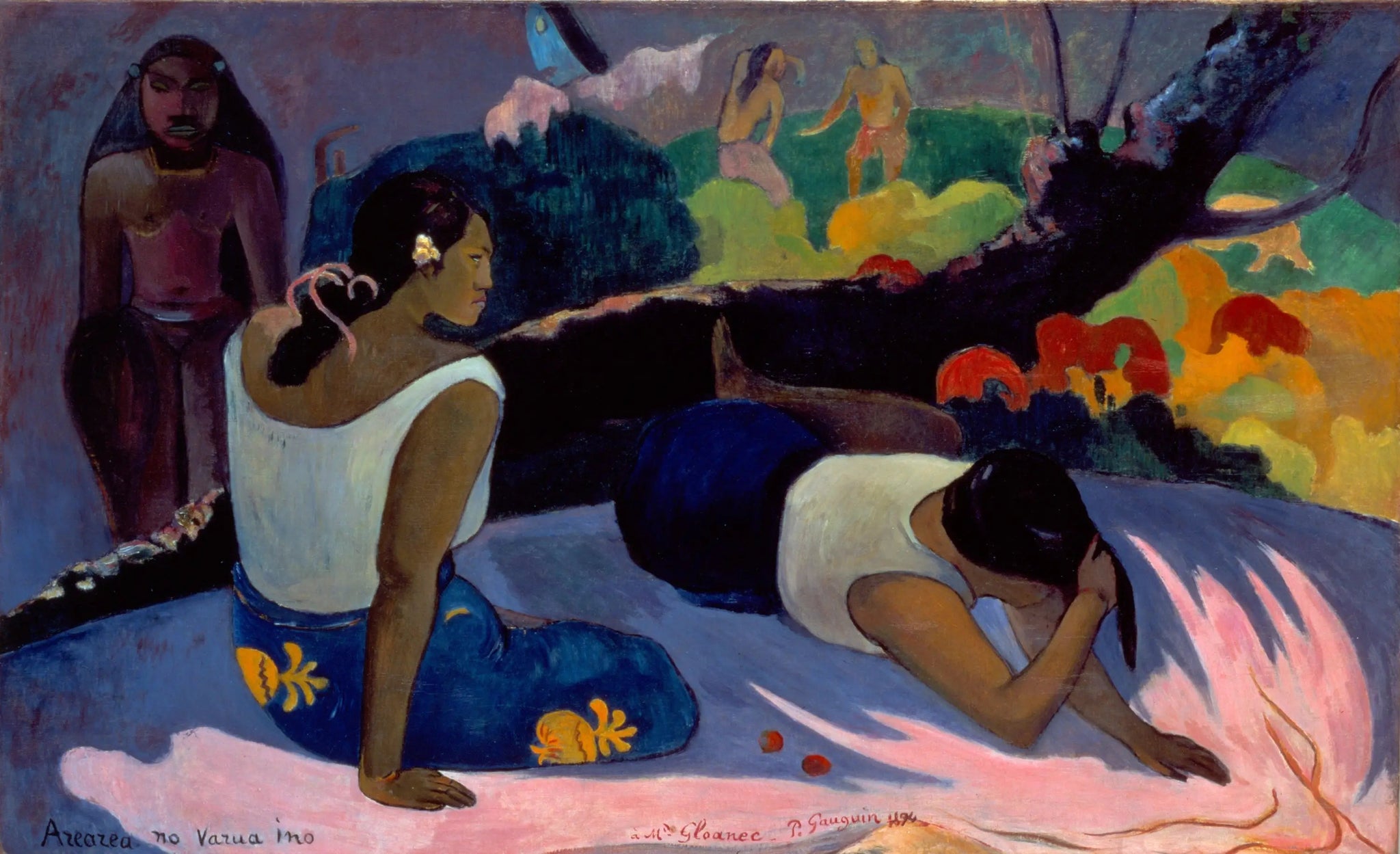 Arearea no varua ino - Paul Gauguin image 1 reproduction réalisée par Alpha Reproduction