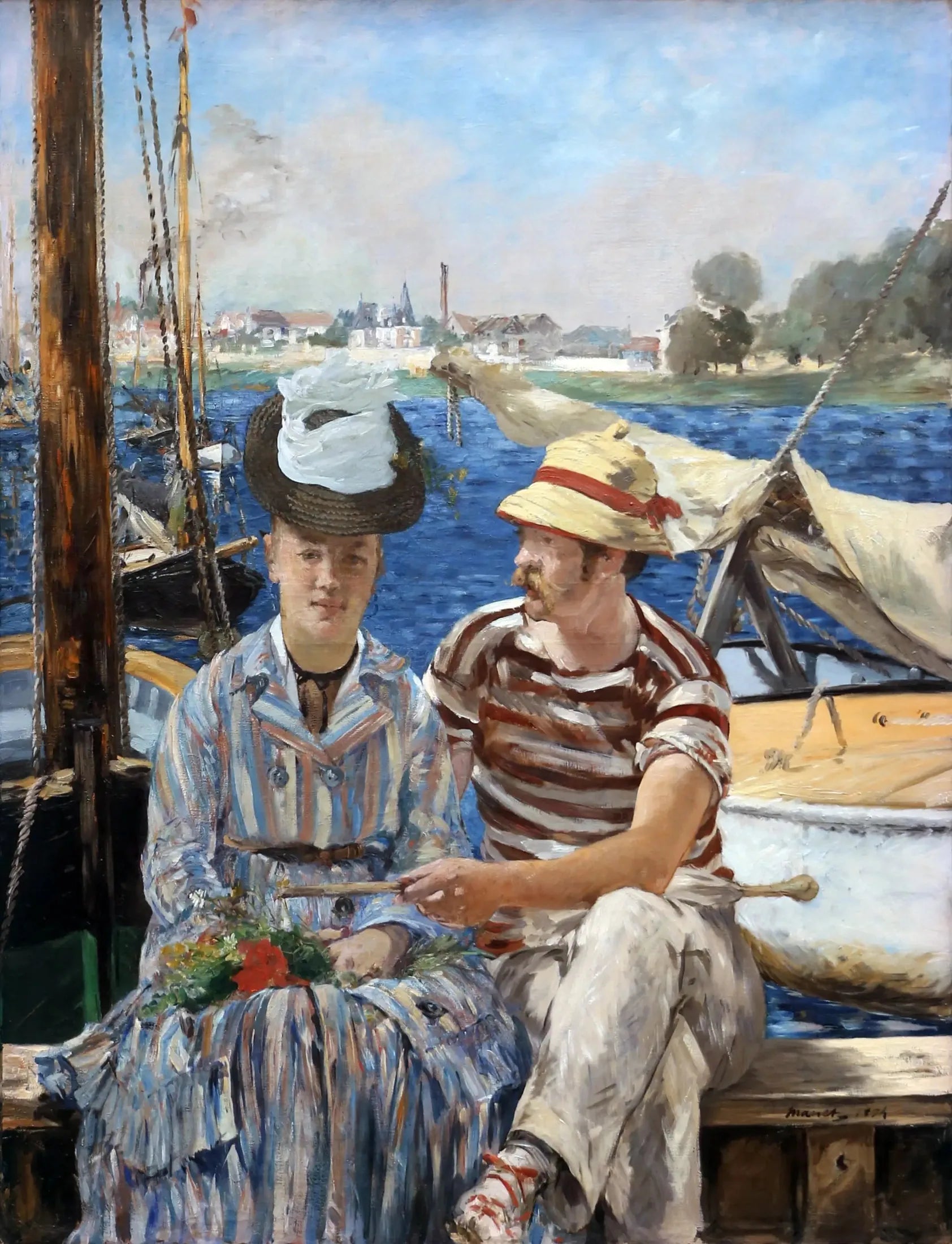Argenteuil - Édouard Manet image 1 reproduction réalisée par Alpha Reproduction