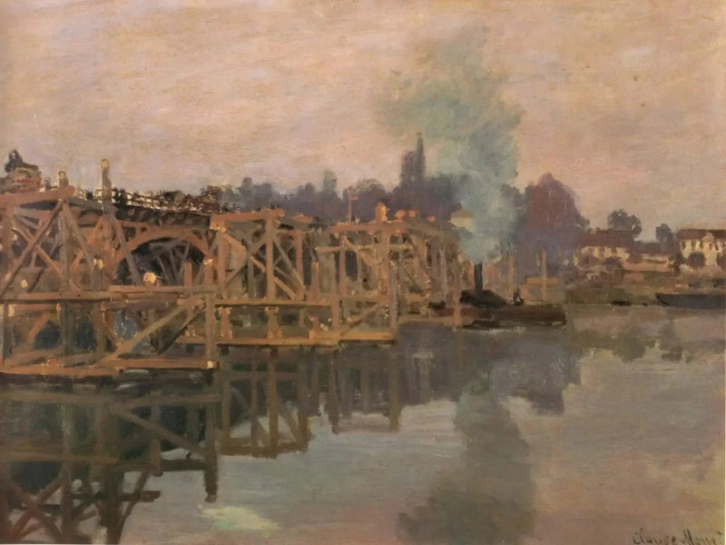 Аржантей, міст на ремонті W194 - Клод Моне