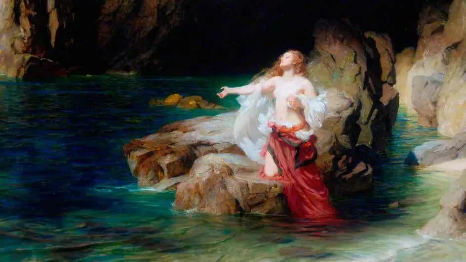 Ariane abandonnée par Thésée - Herbert Draper image 1 reproduction artisanale de tableau