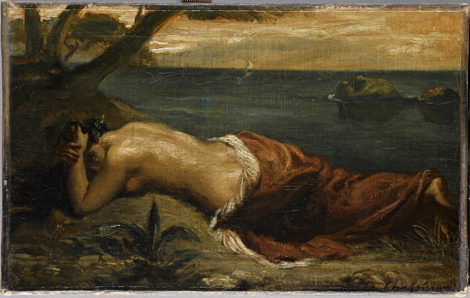 Ariane abandonnée - Théodore Chassériau image 1 reproduction d’œuvre d’art à l’huile