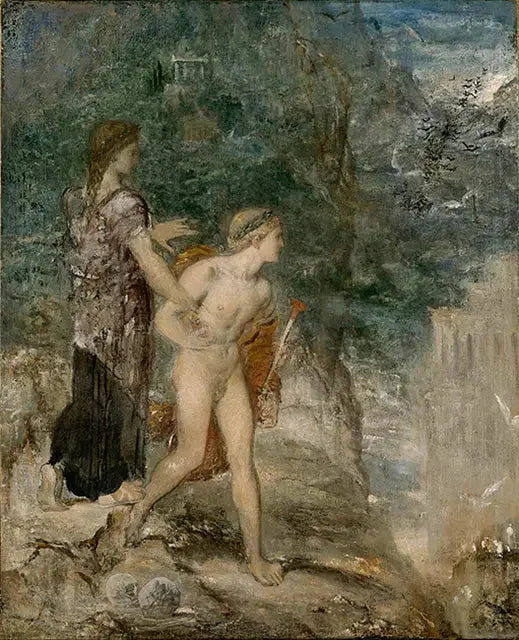 Ariane et Thésée - Gustave Moreau image 1 reproduction d’œuvre d’art à l’huile