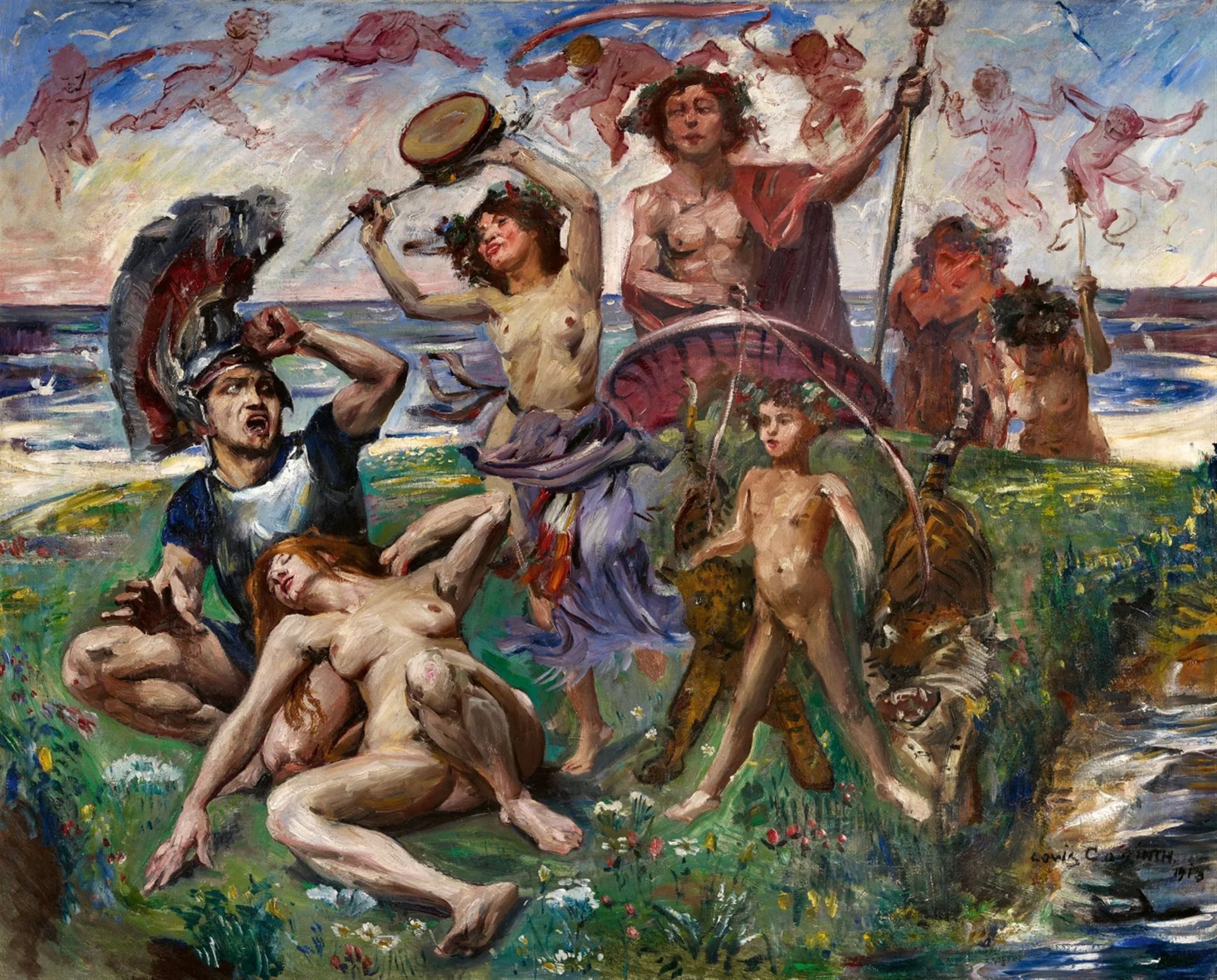 Ariane sur Naxos - Lovis Corinth image 1 reproduction de peinture à l’huile