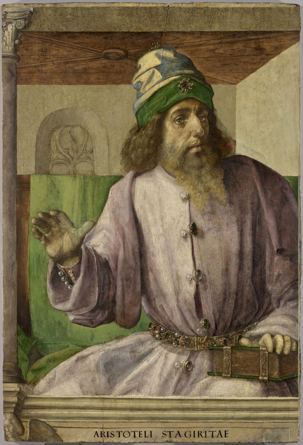 Aristote (384-332 av. J.-C.), philosophe grec - Pedro Berruguete