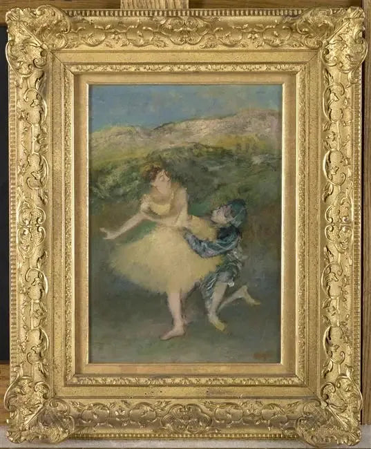 Arlequin et Colombine - Edgar Degas image 1 tableau peint à l’huile sur toile