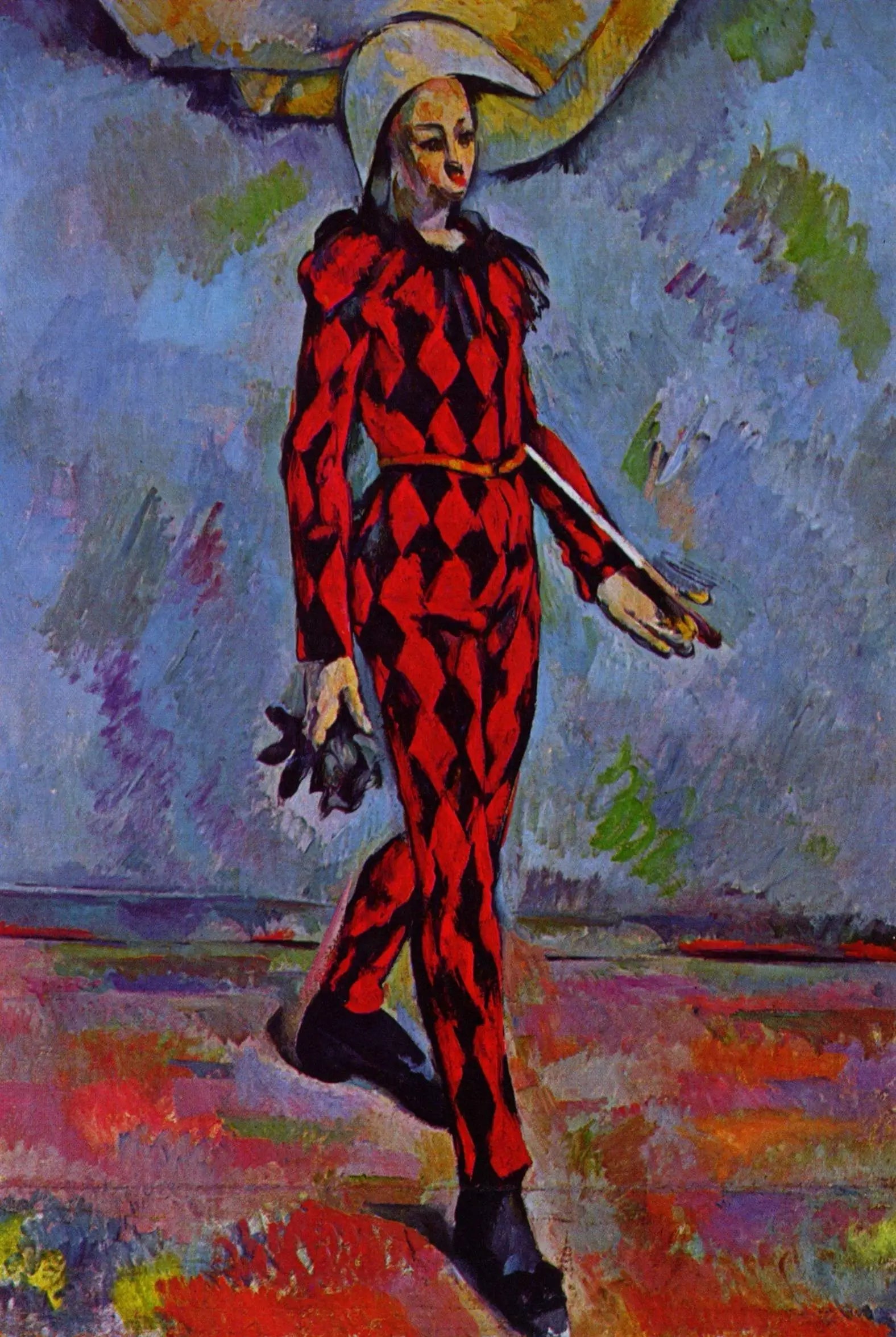 Arlequin - Paul Cézanne image 1 reproduction d’œuvre d’art à l’huile