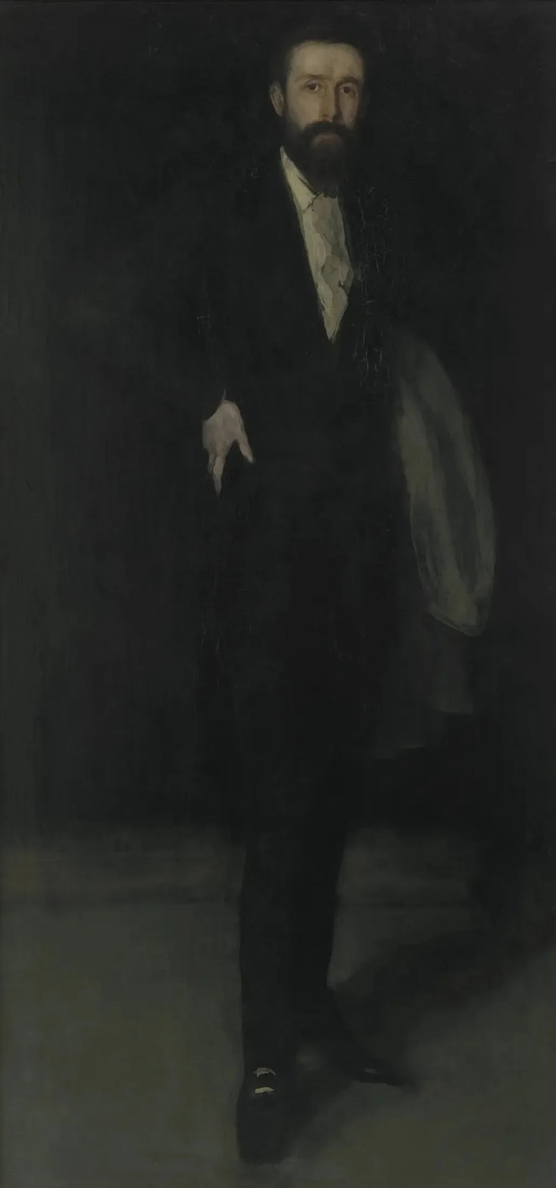 Arrangement en noir : Portrait de F. R. Leyland - James Abbott McNeill Whistler