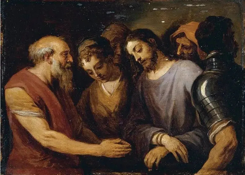 Arrestation du Christ après Schiavone - David Teniers le Jeune image 1 reproduction de peinture à l’huile