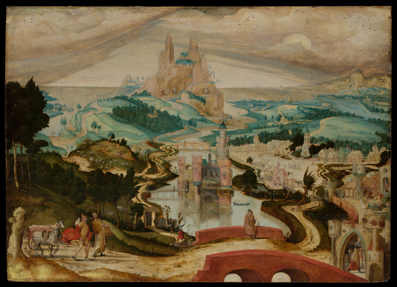 L'Arrivée à Bethléem - Master of the Brussels Calling of Saint Matthew