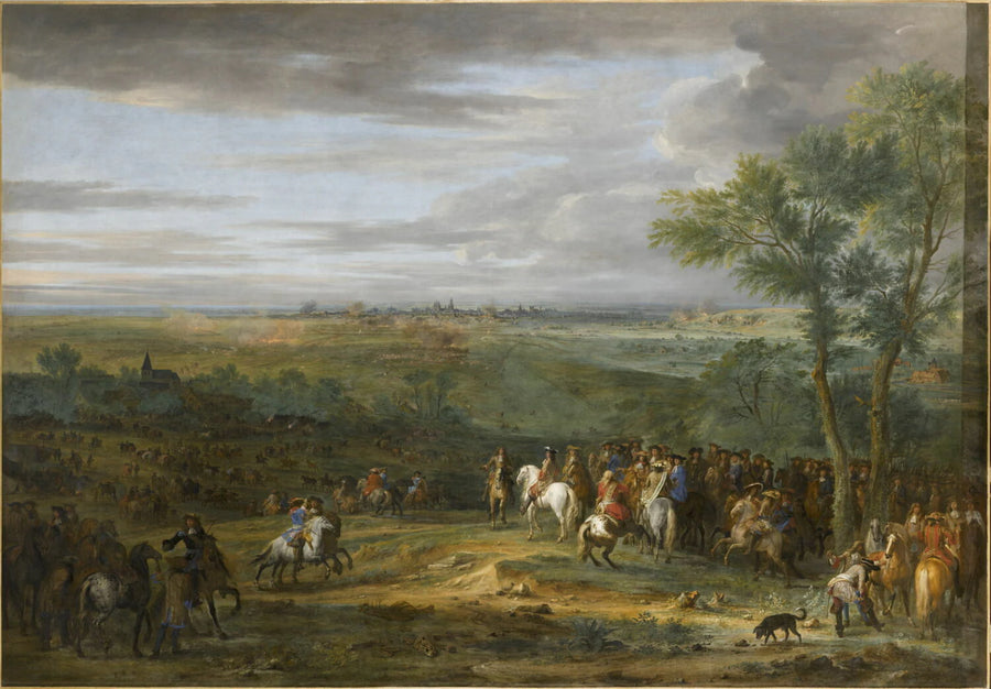 Arrivée de Louis XIV au camp devant Maëstricht (juin 1673) - Adam Frans Van der Meulen