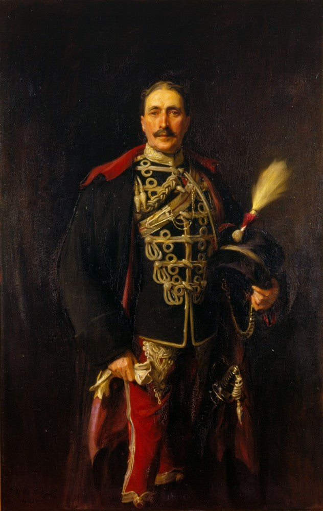 Arthur Annesley, 11e vicomte Valentia, CB, MVO, DL, JP, député d'Oxford, président du conseil du comté d'Oxfordshire, colonel du régiment de hussards de l'Oxfordshire de la Reine - Philip de László image 1 copie de tableau peinte à la main