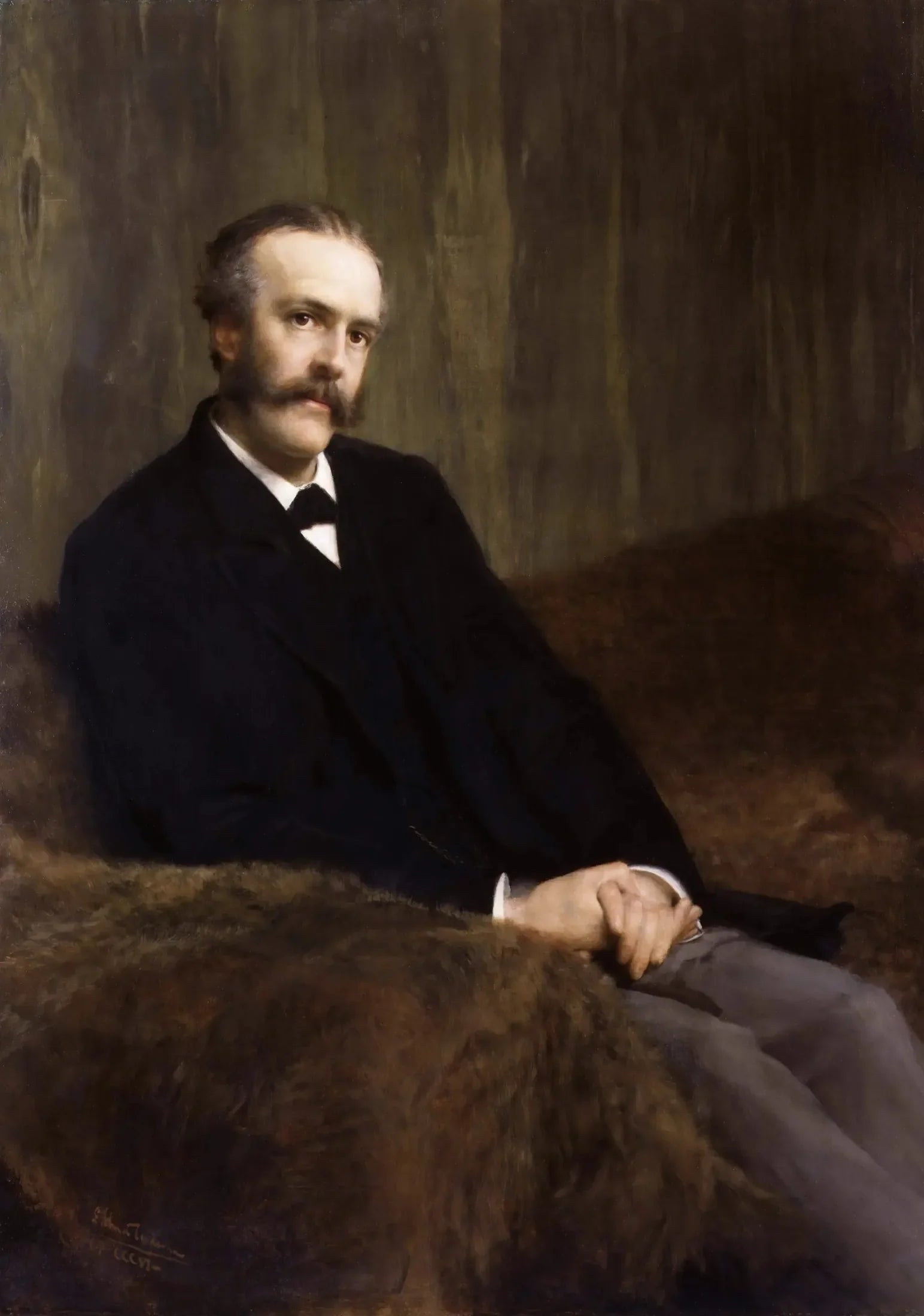 Arthur James Balfour, 1er comte de Balfour - Lawrence Alma-Tadema image 1 copie peinte à la main à l’huile