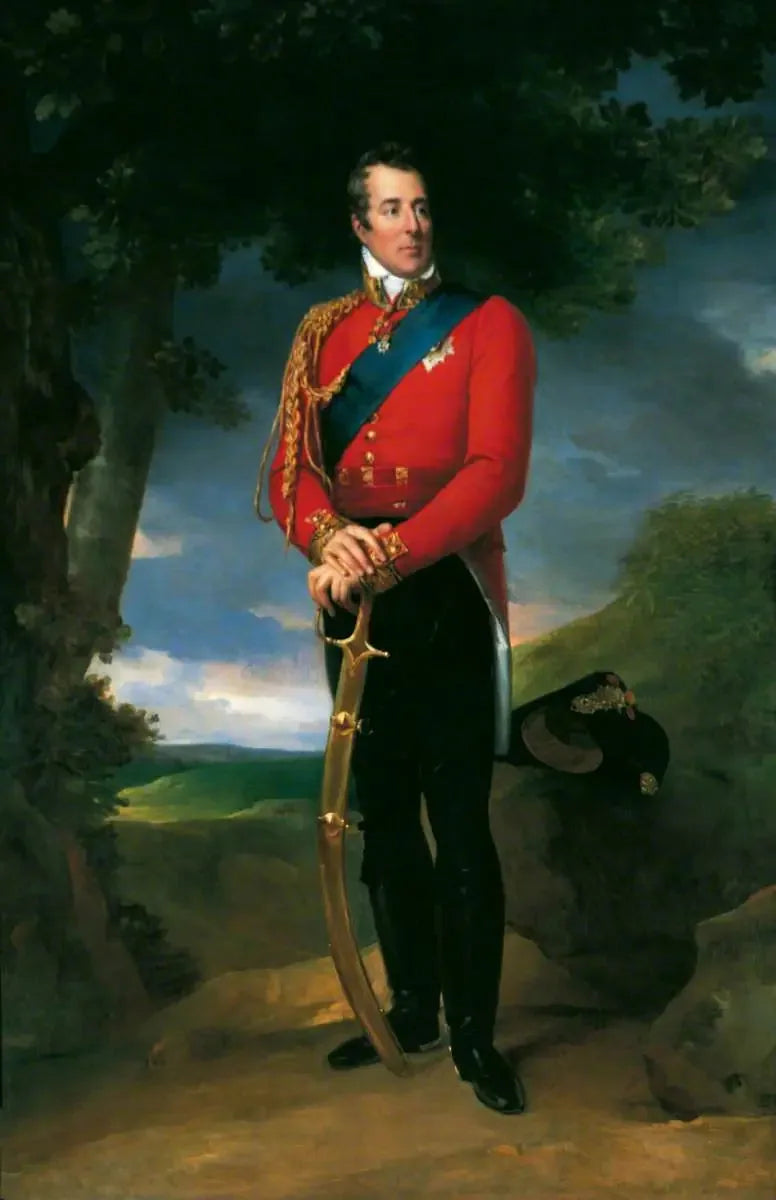 Arthur Wellesley (1769–1852), 1er duc de Wellington, maréchal et Premier ministre - François Gérard image 3 copie de tableau peinte à la main